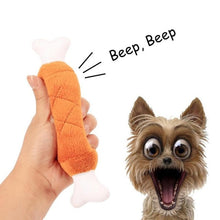 Load image into Gallery viewer, 1PC Bones Shape Plush Sound Chew Toys for Cat Dog Puppy  Interactive Toy Funny Playing Dog Products