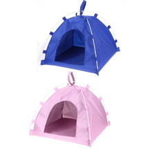 Load image into Gallery viewer, Portable Foldable Cute Dots Pet Tent Playpen Outdoor Indoor Tent For Kitten Cat Small Dog Puppy Kennel Tents Cats Nest Toy House