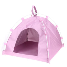 Load image into Gallery viewer, Portable Foldable Cute Dots Pet Tent Playpen Outdoor Indoor Tent For Kitten Cat Small Dog Puppy Kennel Tents Cats Nest Toy House