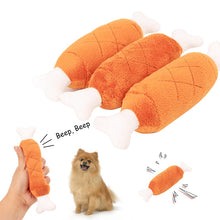 Load image into Gallery viewer, 1PC Bones Shape Plush Sound Chew Toys for Cat Dog Puppy  Interactive Toy Funny Playing Dog Products