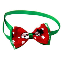 Load image into Gallery viewer, Adjustable Pet Dog Puppy Cat Bow Tie Collar Christmas Decoration Pet Accessory