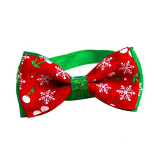 Load image into Gallery viewer, Adjustable Pet Dog Puppy Cat Bow Tie Collar Christmas Decoration Pet Accessory