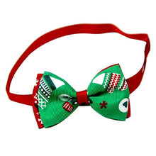 Load image into Gallery viewer, Adjustable Pet Dog Puppy Cat Bow Tie Collar Christmas Decoration Pet Accessory